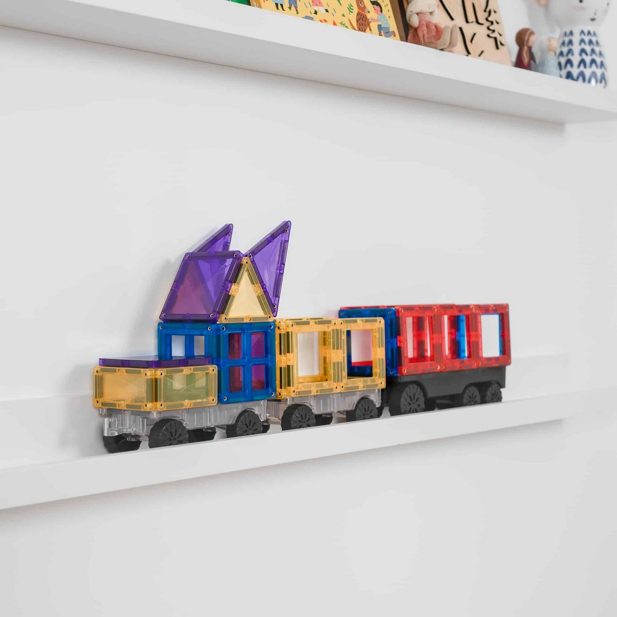 CONNETIX Magnetická stavebnice Rainbow Transport Pack 50 ks