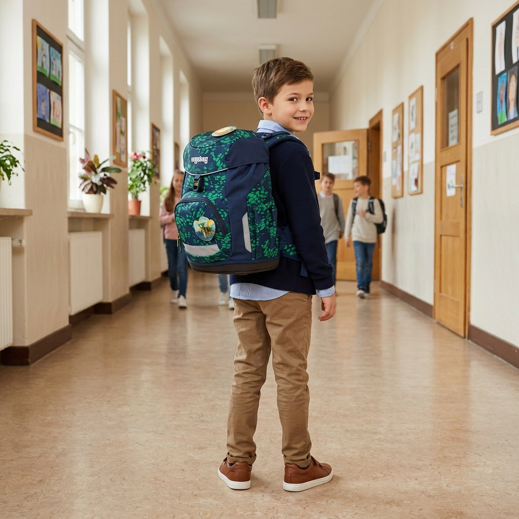 ERGOBAG Školní batoh Flex FireBear Dragon