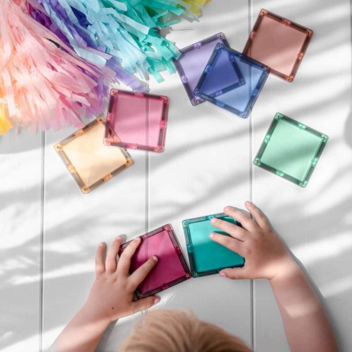 CONNETIX Magnetická stavebnice Rainbow Creative Pack 102 ks