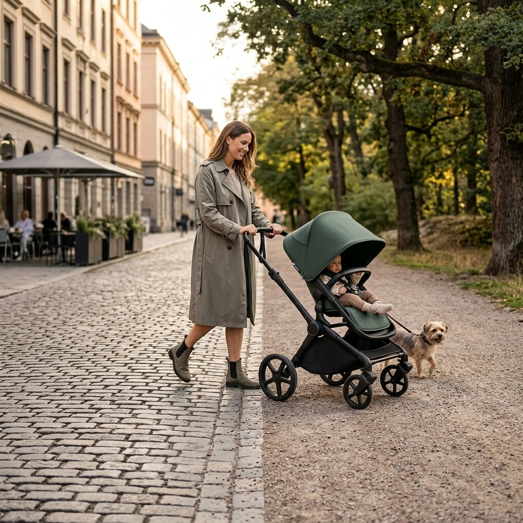 BUGABOO Cub Kompletní kočárek Black/Deep Indigo/Deep Indigo