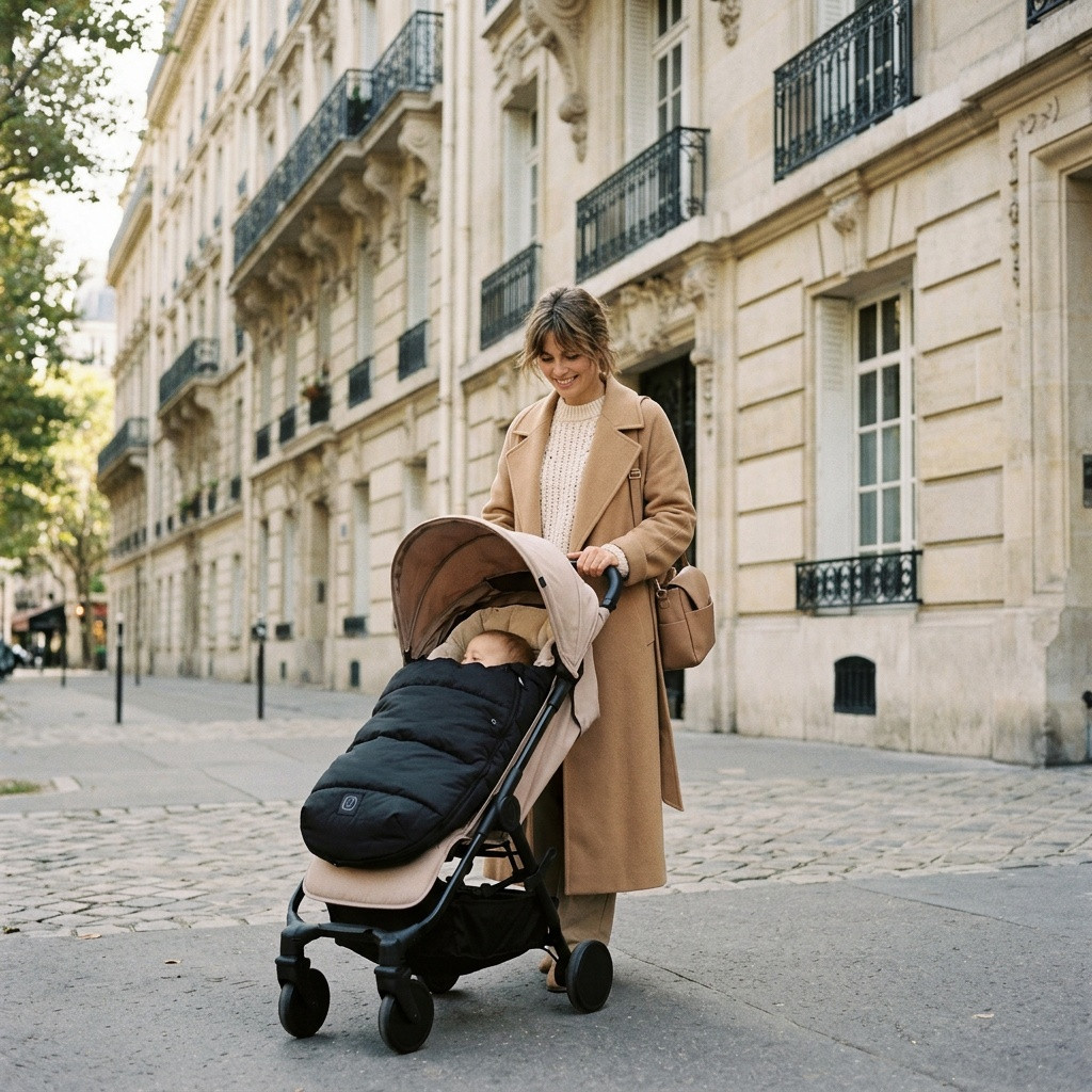 ELODIE DETAILS Fusak Lux Wool & Down Black
