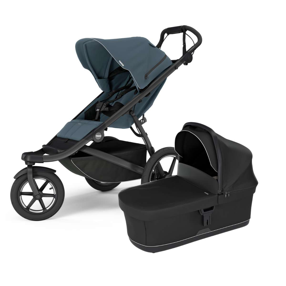 THULE Urban Glide 3 Kočárek od narození Set E - Dark Slate Black/Black