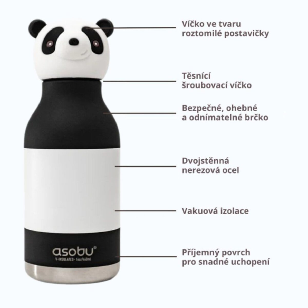 ASOBU Bestie Termoláhev Mai the Panda
