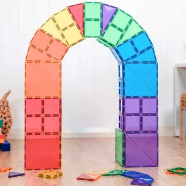 CONNETIX Magnetická stavebnice Rainbow Starter Pack 60 ks