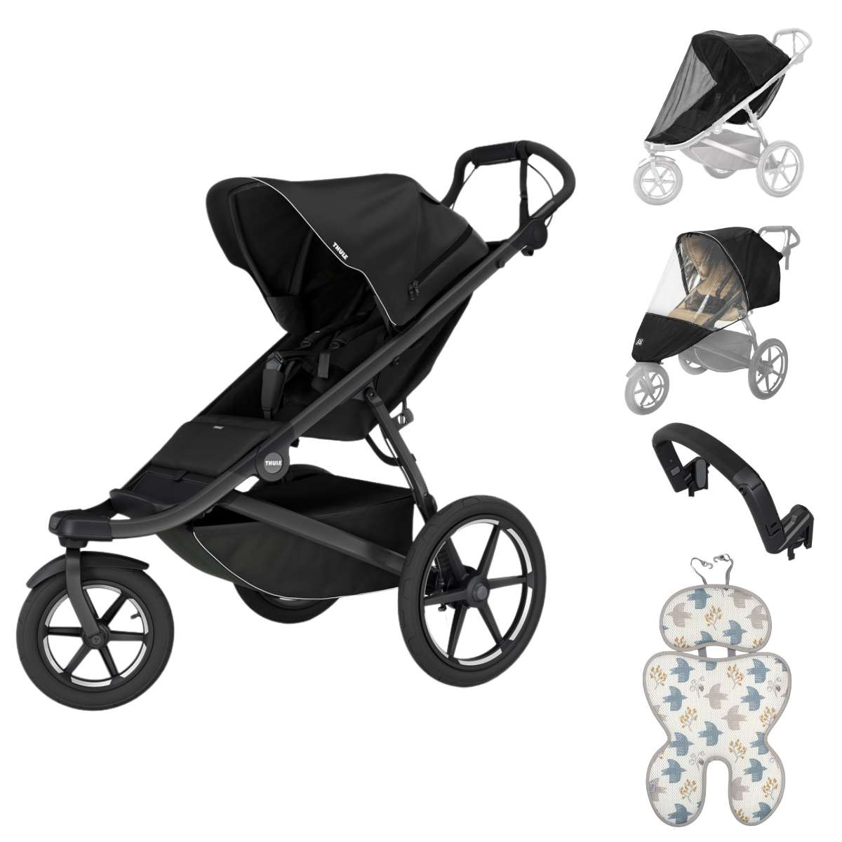 THULE Urban Glide 3 Sportovní kočárek s příslušenstvím C - Black