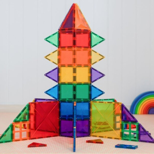CONNETIX Magnetická stavebnice Rainbow Creative Pack 102 ks