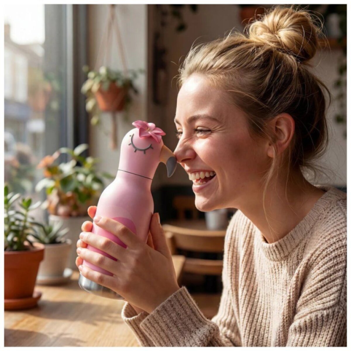 ASOBU Bestie Termoláhev Lola the Flamingo