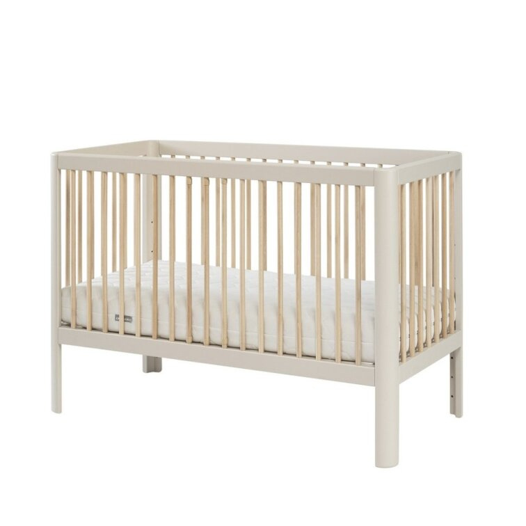 PINIO Pure Dětská postýlka 120 x 60 cm Champagne