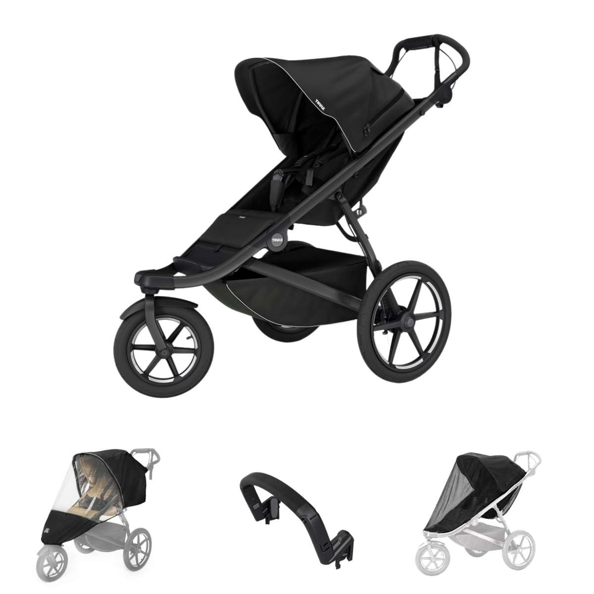 THULE Urban Glide 3 Sportovní kočárek s příslušenstvím D - Black