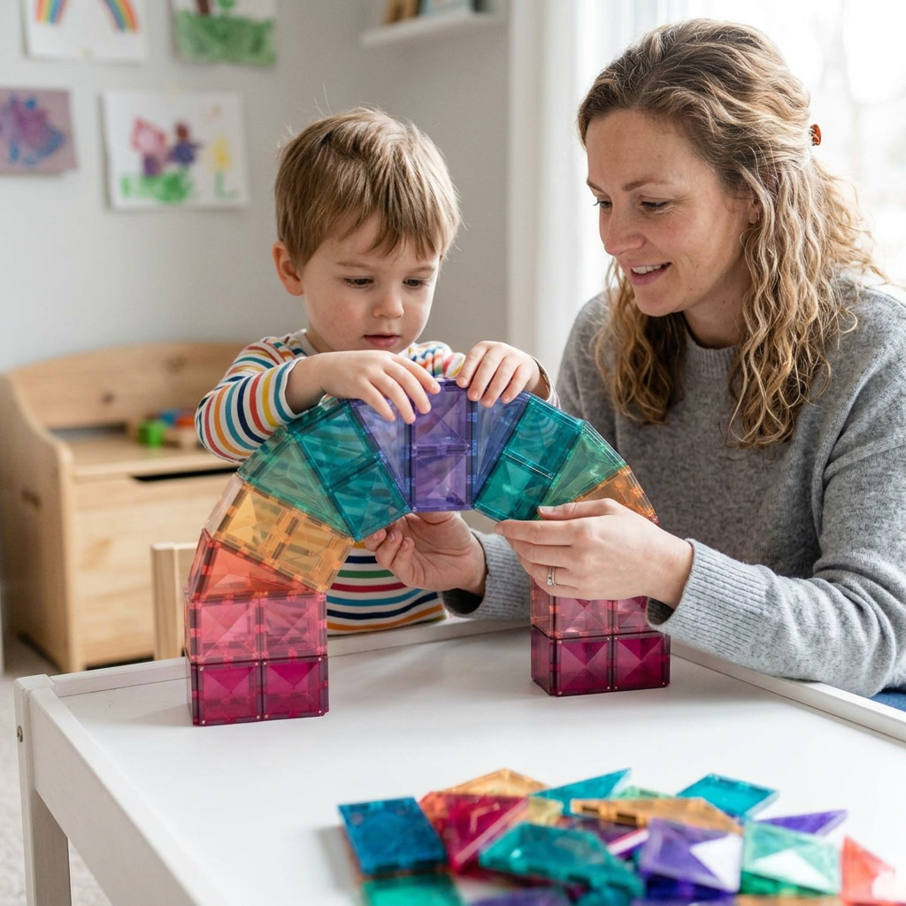 CONNETIX Magnetická stavebnice Pastel Creative Pack 120 ks