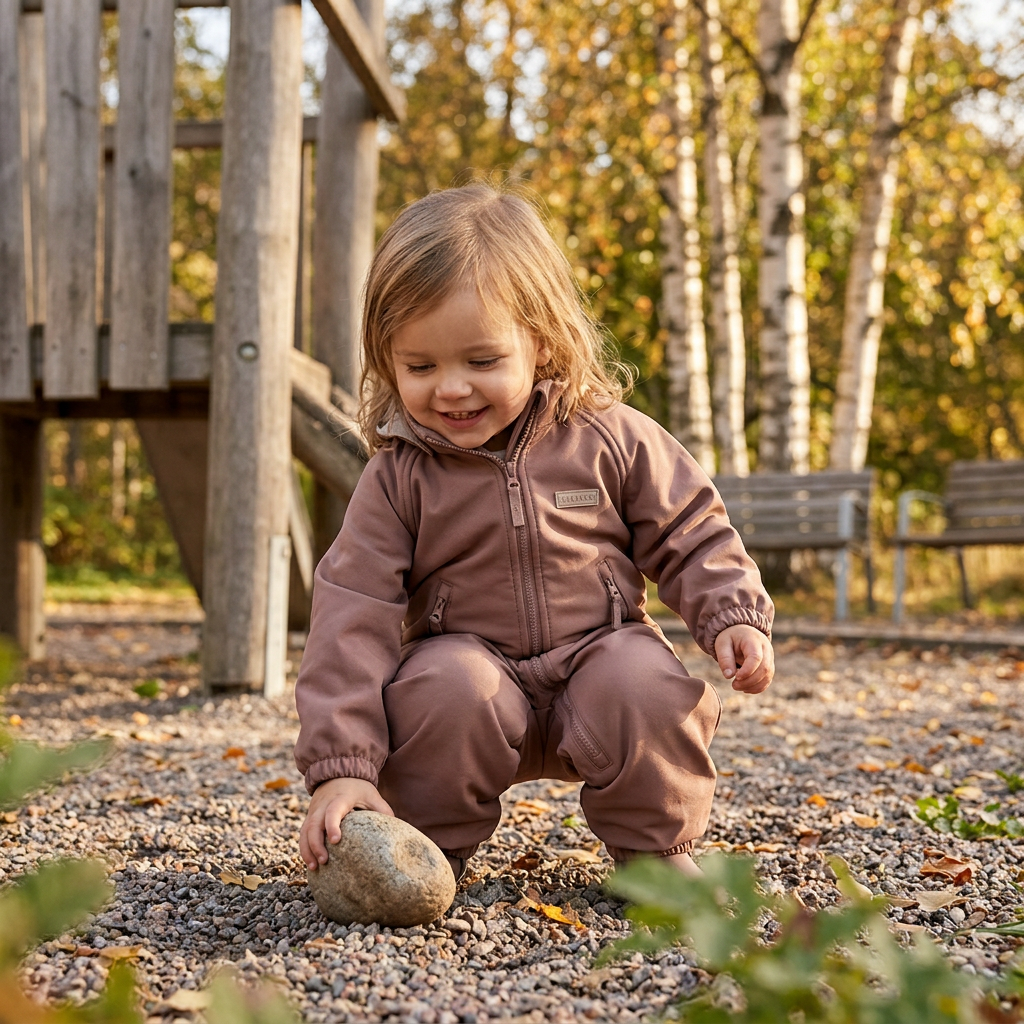 LEOKID Softshellová kombinéza Lilo Ash Rose
