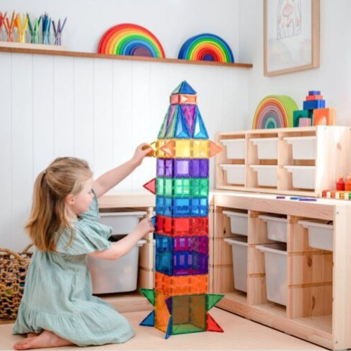 CONNETIX Magnetická stavebnice Rainbow Creative Pack 102 ks
