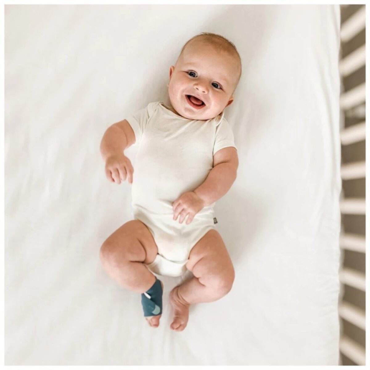 OWLET Dream Sock Chytrá ponožka s zdravotnickou certifikací 0-18 měsíců Světle zelená