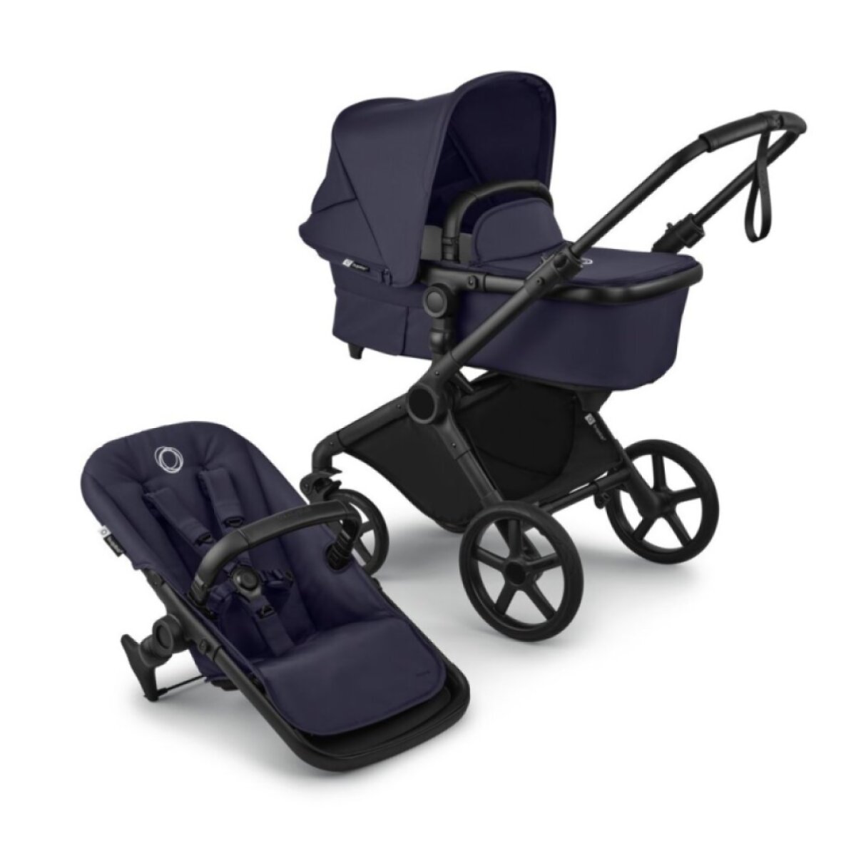 BUGABOO Cub Kompletní kočárek Black/Deep Indigo/Deep Indigo