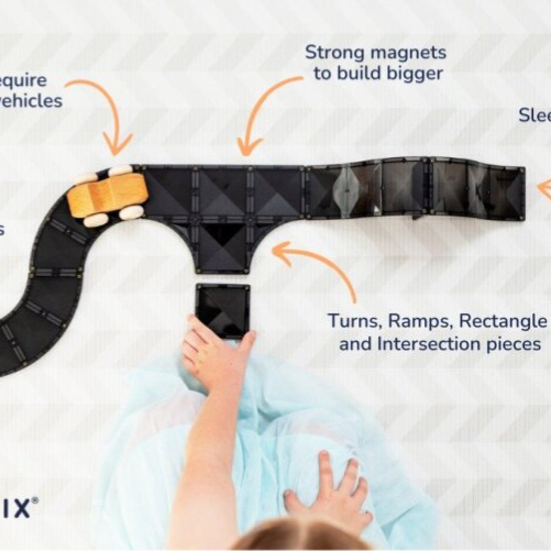 CONNETIX Magnetická autodráha Creative Roads Pack 48 ks