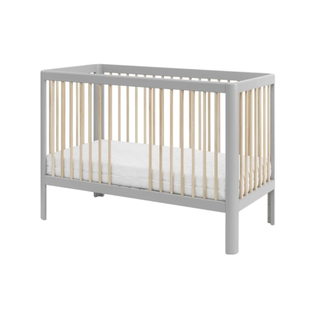 PINIO Pure Dětská postýlka 120 x 60 cm Grey