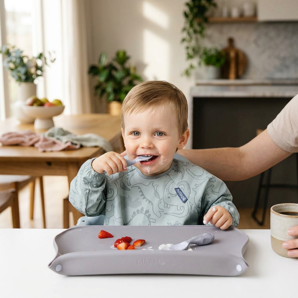 BIBADO Dine & Discover™ Silikonová podložka na stůl Fawn