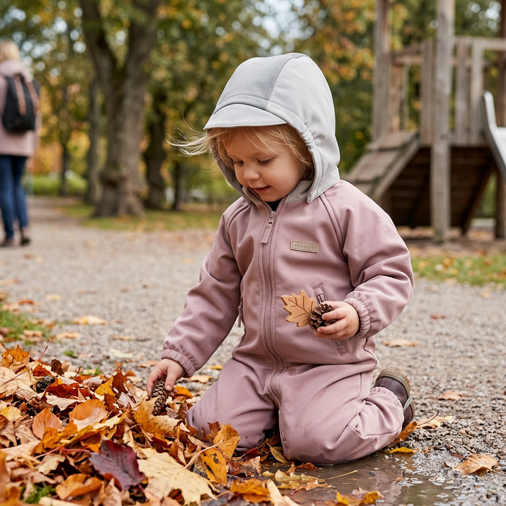 LEOKID Softshellová kombinéza Lilo Ash Rose