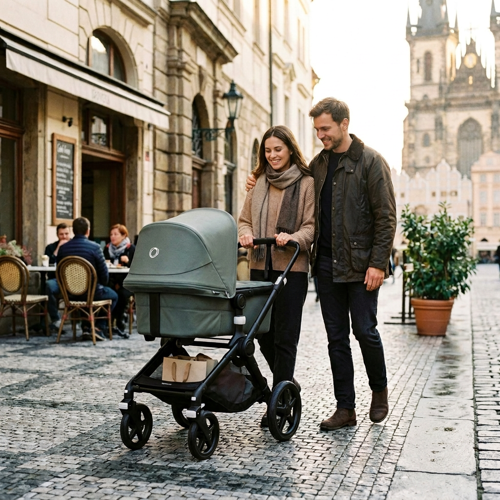 BUGABOO Cub Kompletní kočárek Black/Deep Indigo/Deep Indigo