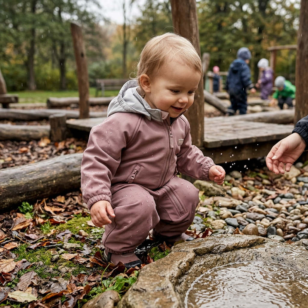 LEOKID Softshellová kombinéza Lilo Ash Rose