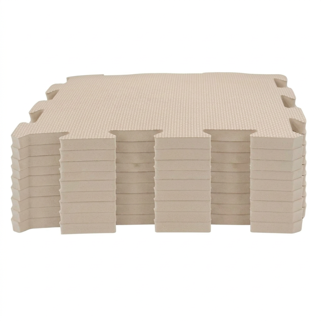 NIDO NIDO Pěnová hrací podložka Puzzle 9ks Sandstone