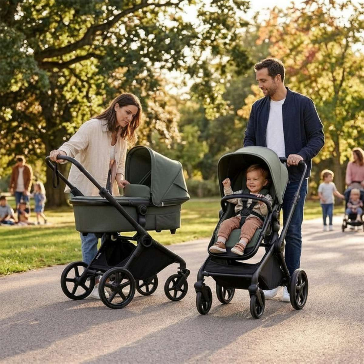 BUGABOO Cub Kompletní kočárek Black/Deep Indigo/Deep Indigo