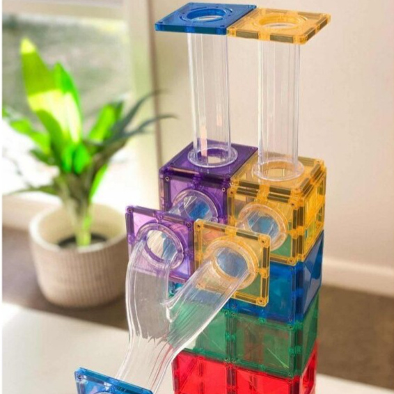CONNETIX Magnetická kuličková dráha Rainbow Pack 92 ks