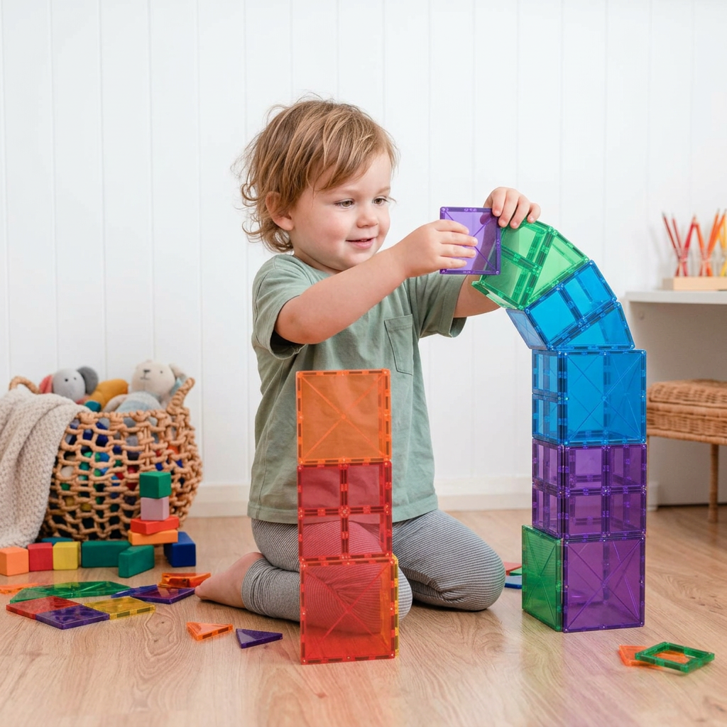 CONNETIX Magnetická stavebnice Rainbow Starter Pack 60 ks