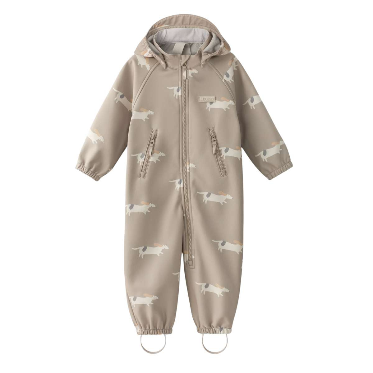 LEOKID Softshellová kombinéza Lilo Beige Woof