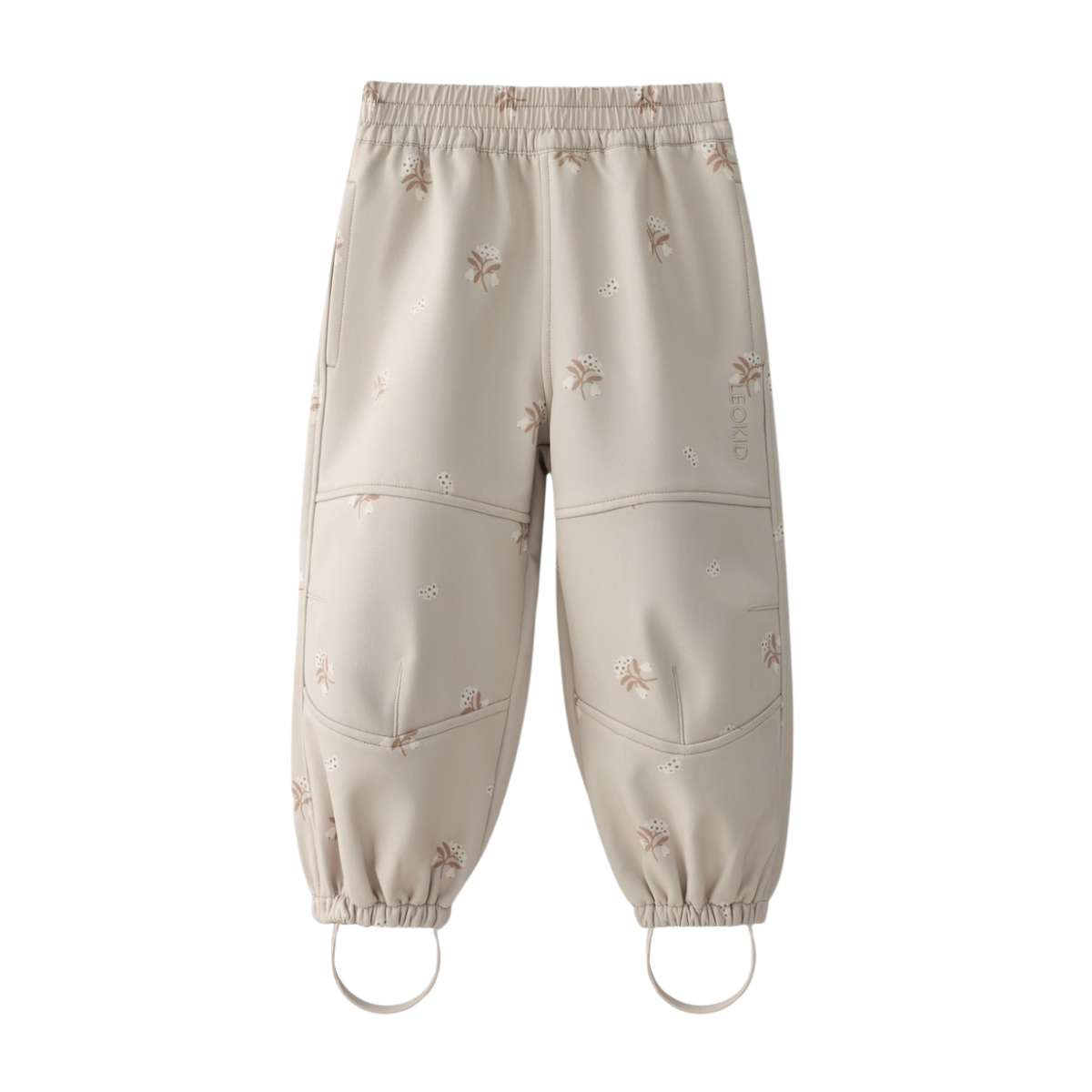 LEOKID Softshellové kalhoty Vic Silver Cloud Flower
