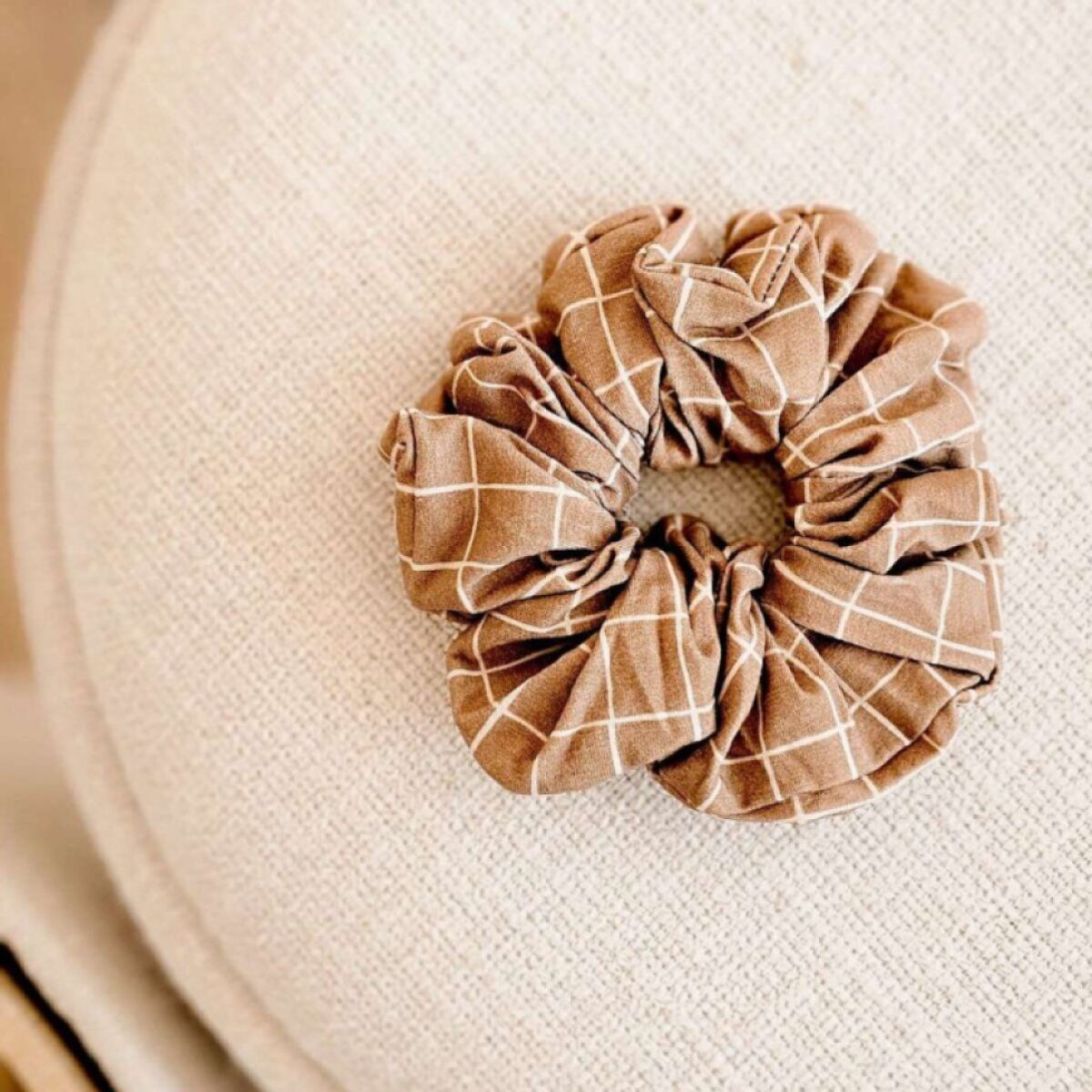 ZAKUW Scrunchie Látková gumička do vlasů Square
