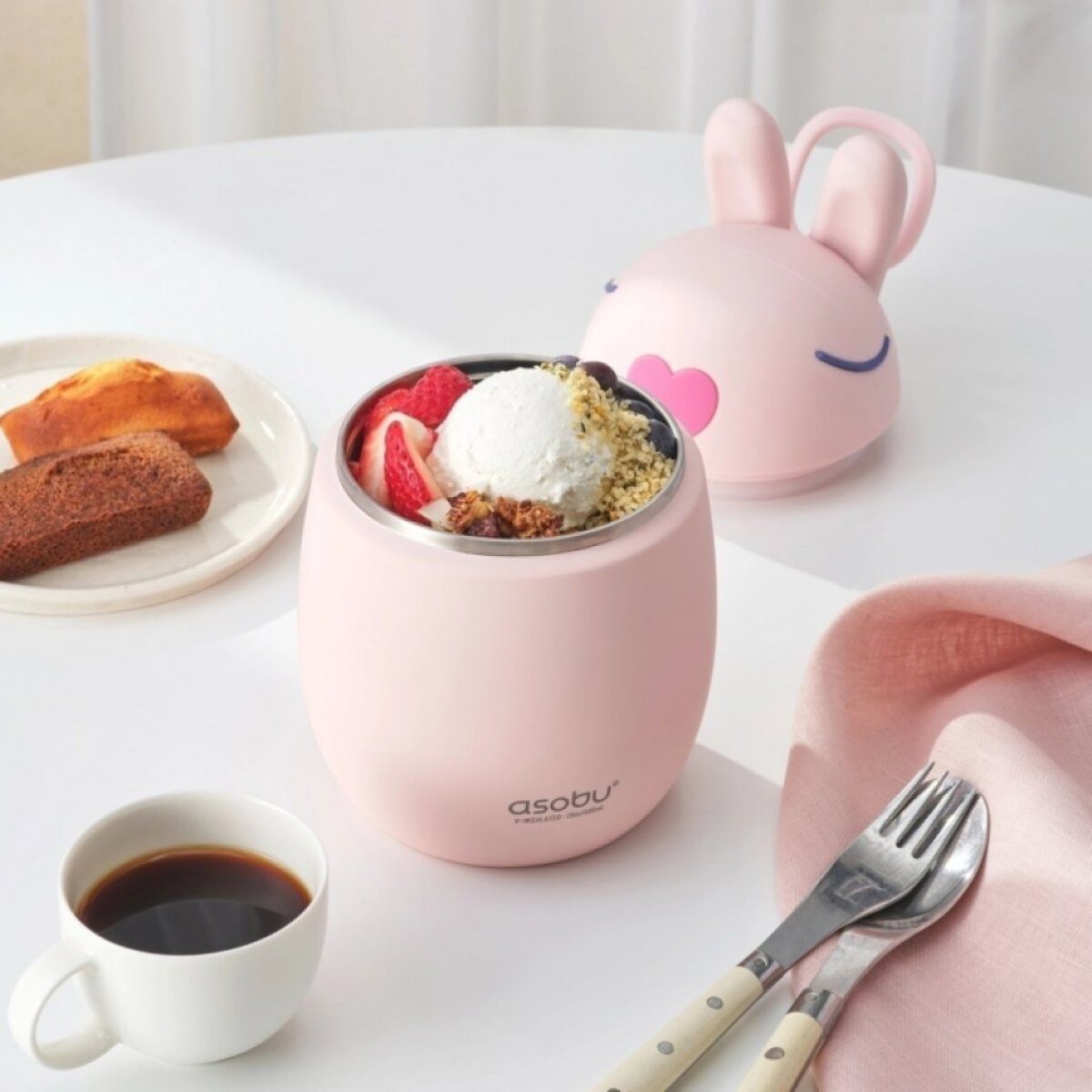 ASOBU Bestie Foodie Termoska na jídlo Bunny
