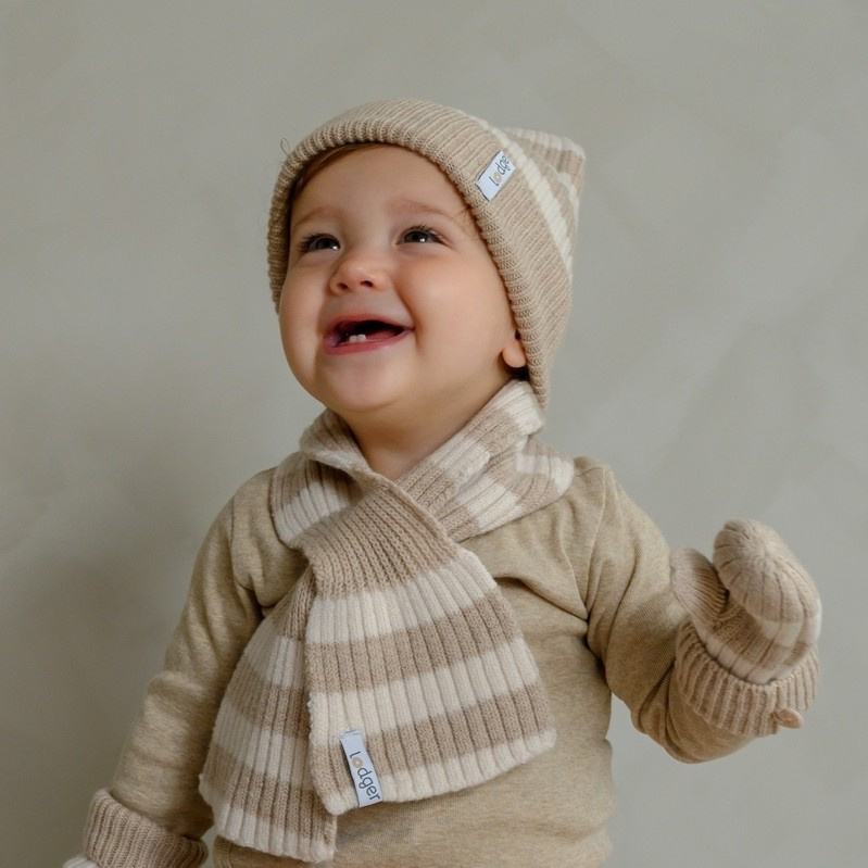 LODGER Rukavice Stripe Merino Buffalo