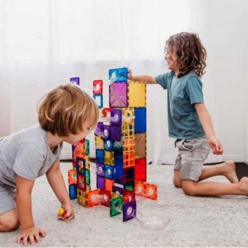 CONNETIX Magnetická kuličková dráha Rainbow Pack 92 ks
