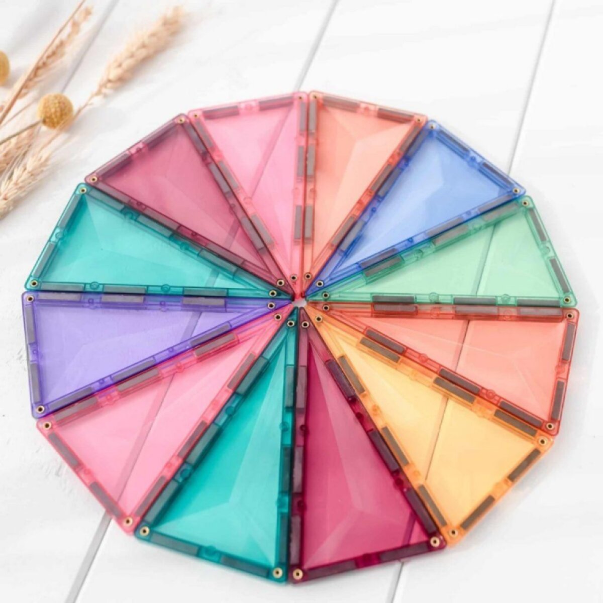 CONNETIX Magnetická stavebnice Pastel Creative Pack 120 ks
