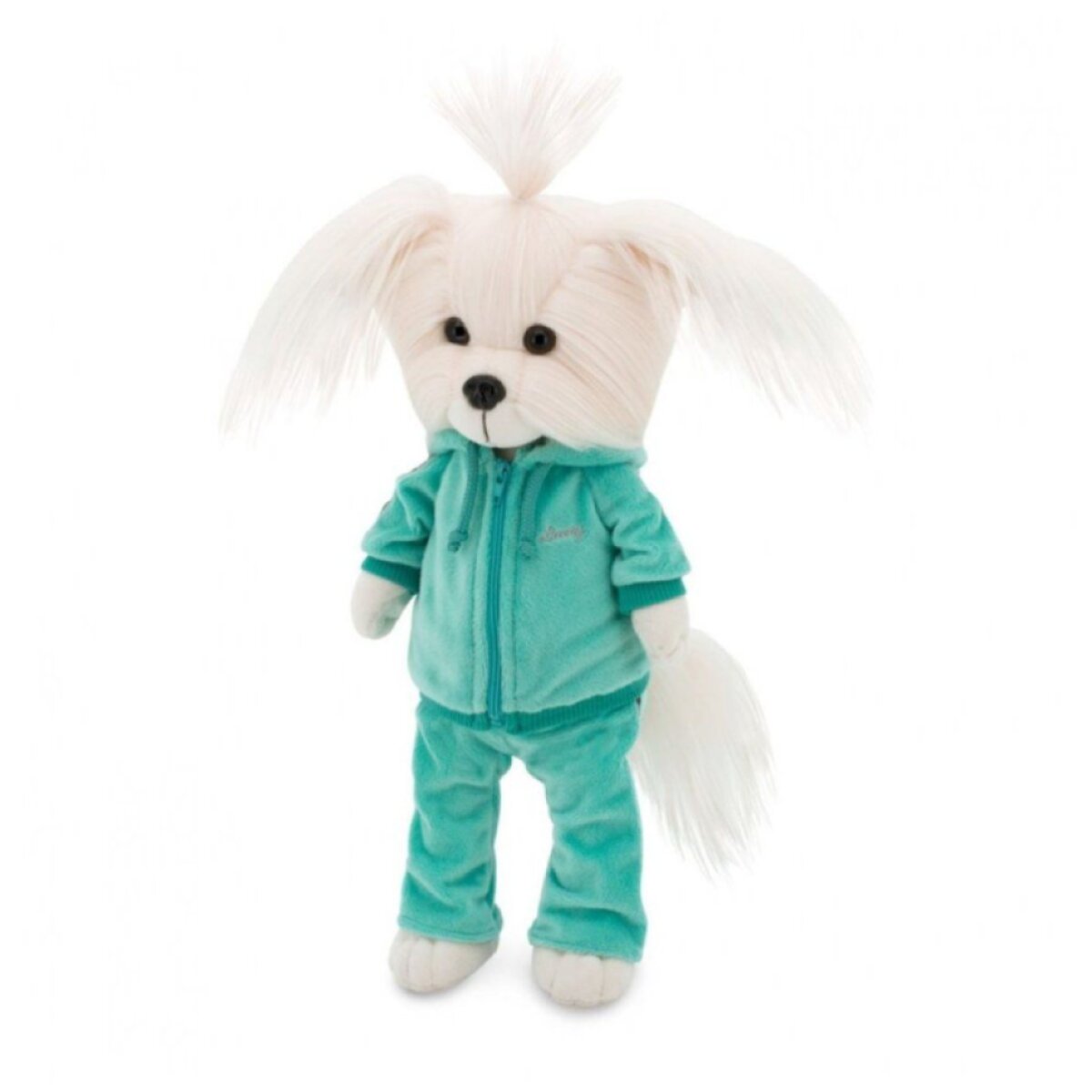 ORANGE TOYS Plyšový pejsek maltézská fenka Lucky Doggy Mimi Fitness Mint