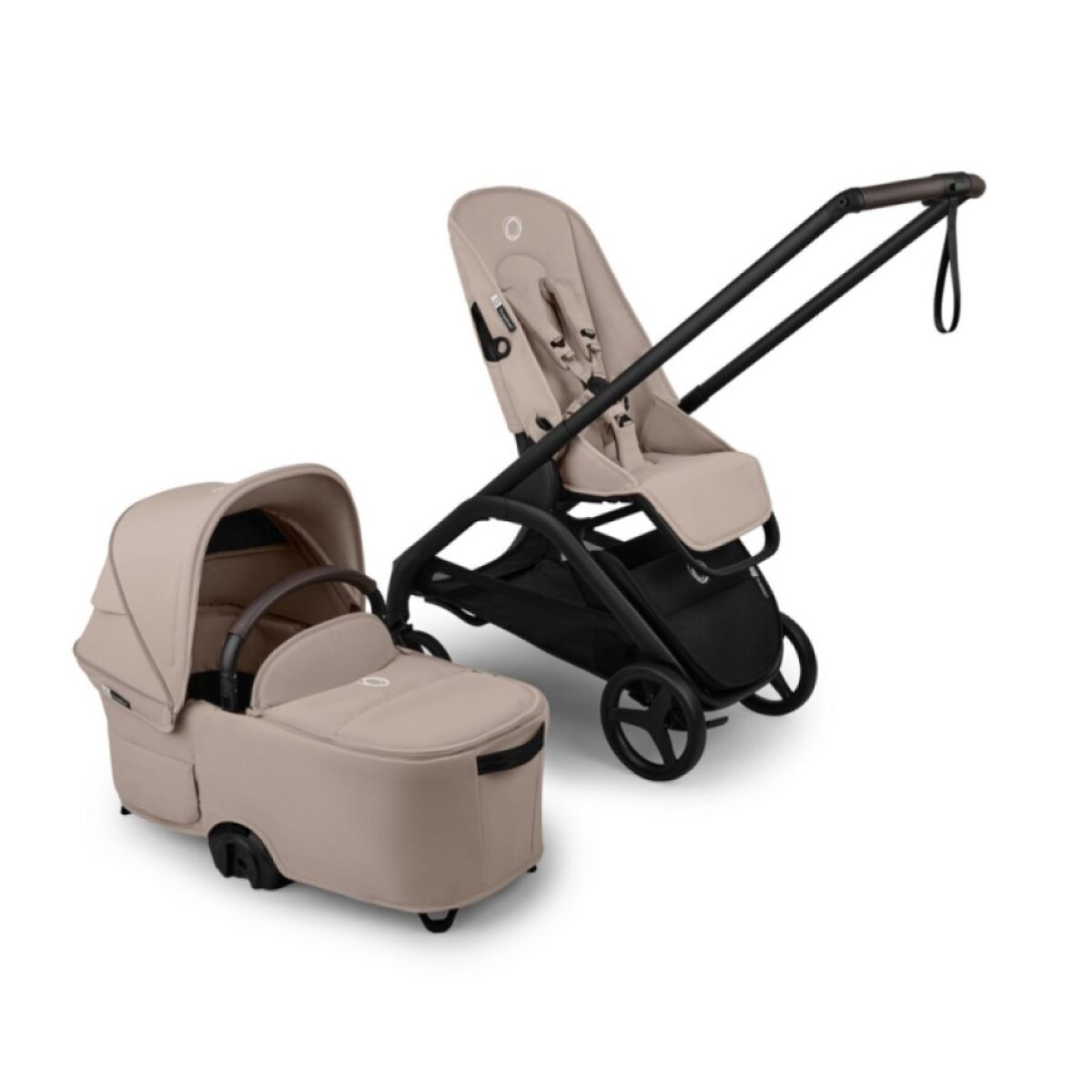 BUGABOO Dragonfly Plus Kompletní kočárek Black/Desert Taupe/Desert Taupe