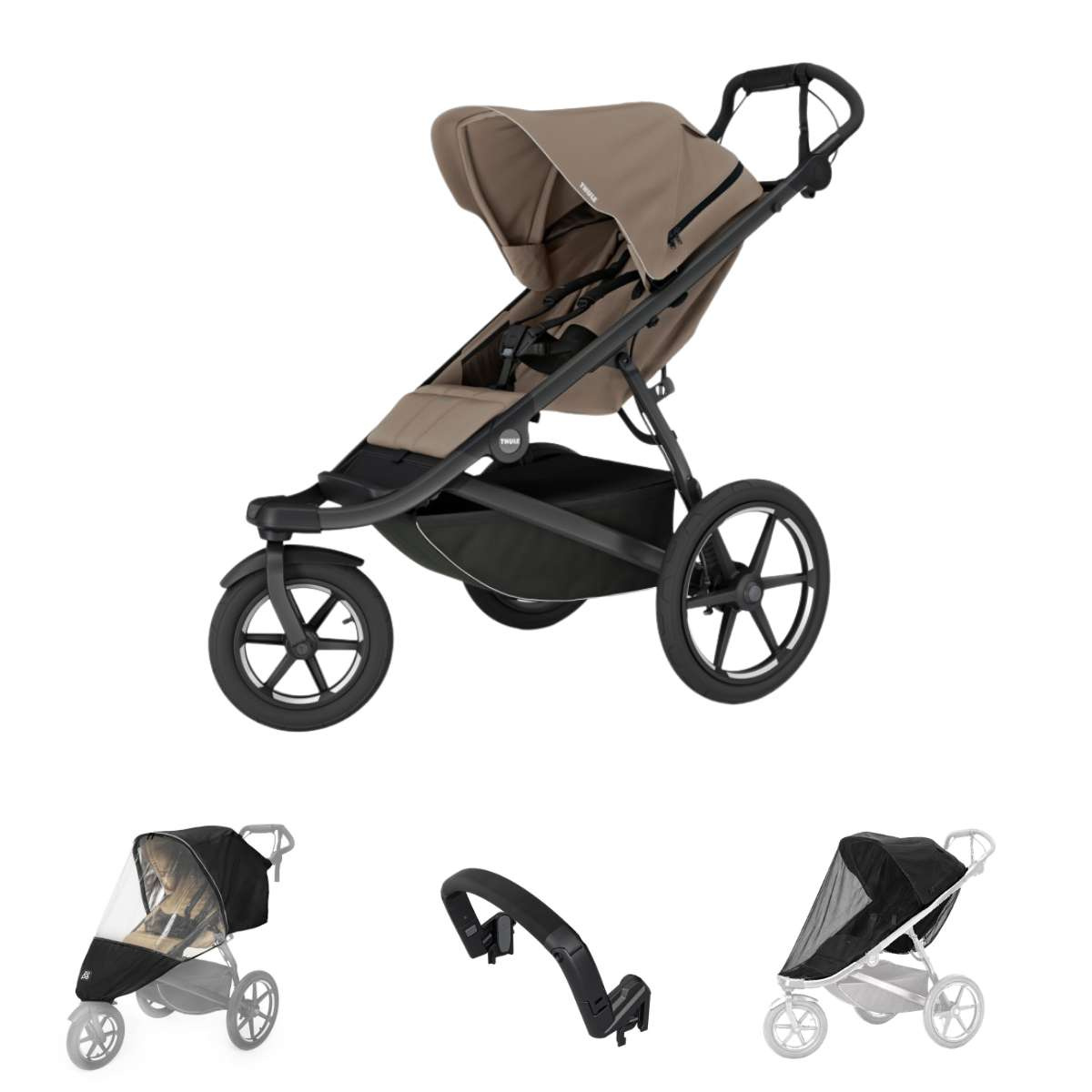 THULE Urban Glide 3 Sportovní kočárek s příslušenstvím D - Tinted Taupe
