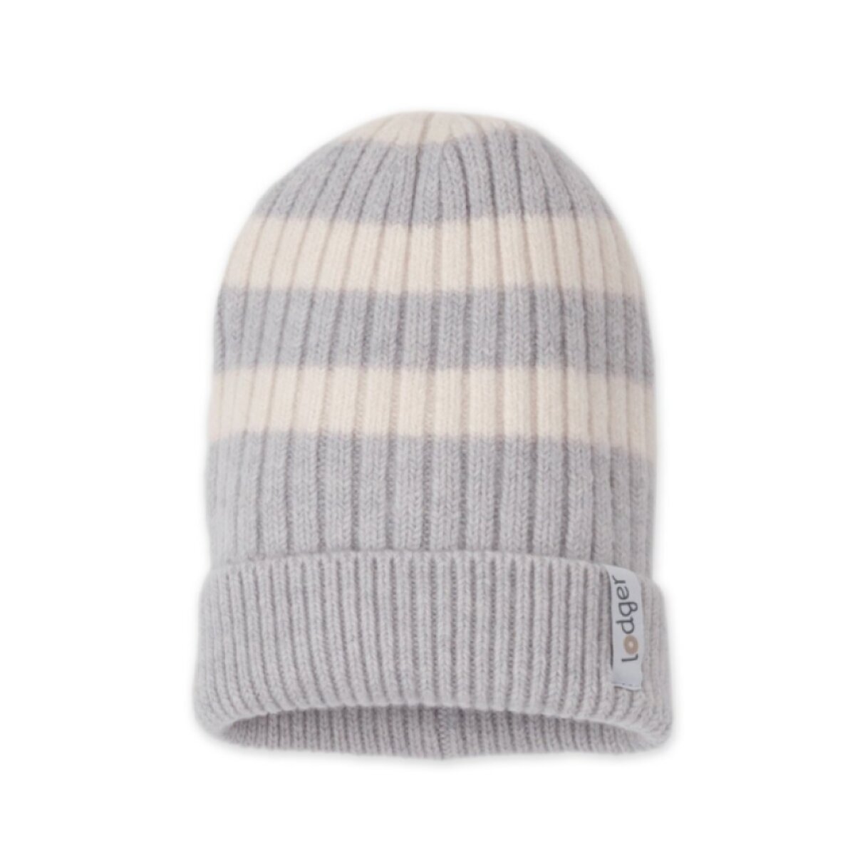 LODGER Čepice Stripe Merino Storm