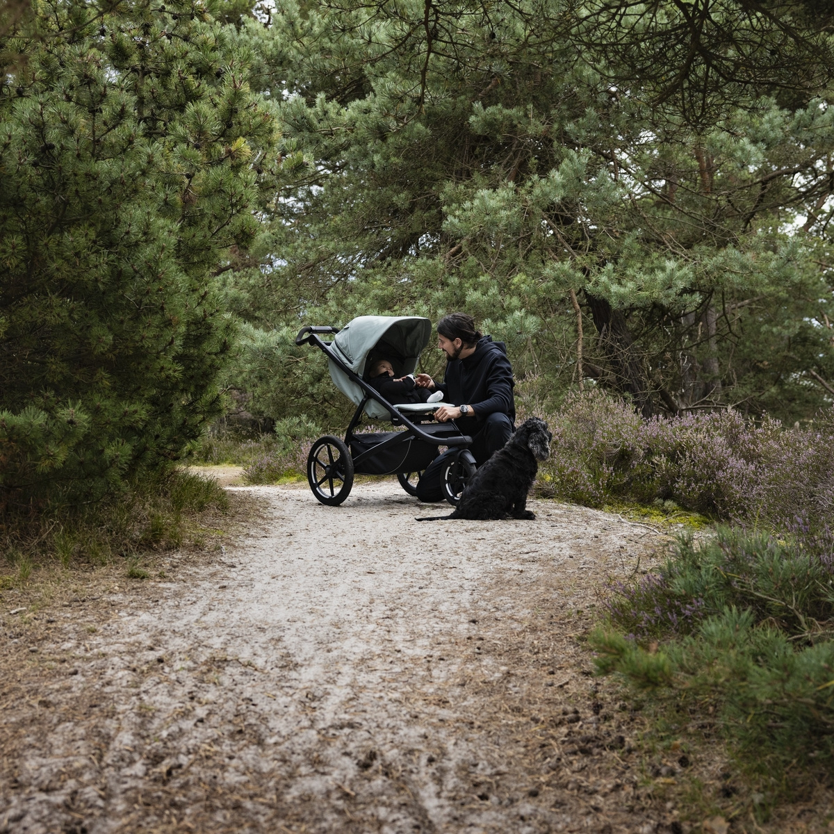 THULE Urban Glide 3 Kočárek od narození Set G - Tinted Taupe