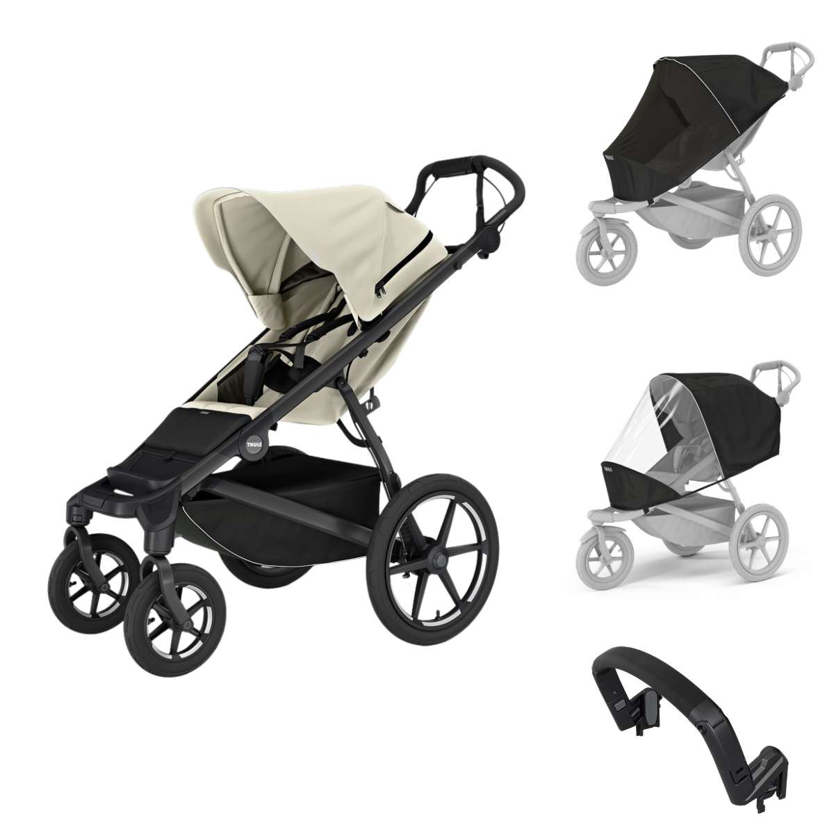 THULE Urban Glide 4-wheel Sportovní kočárek s příslušenstvím A - Soft Beige