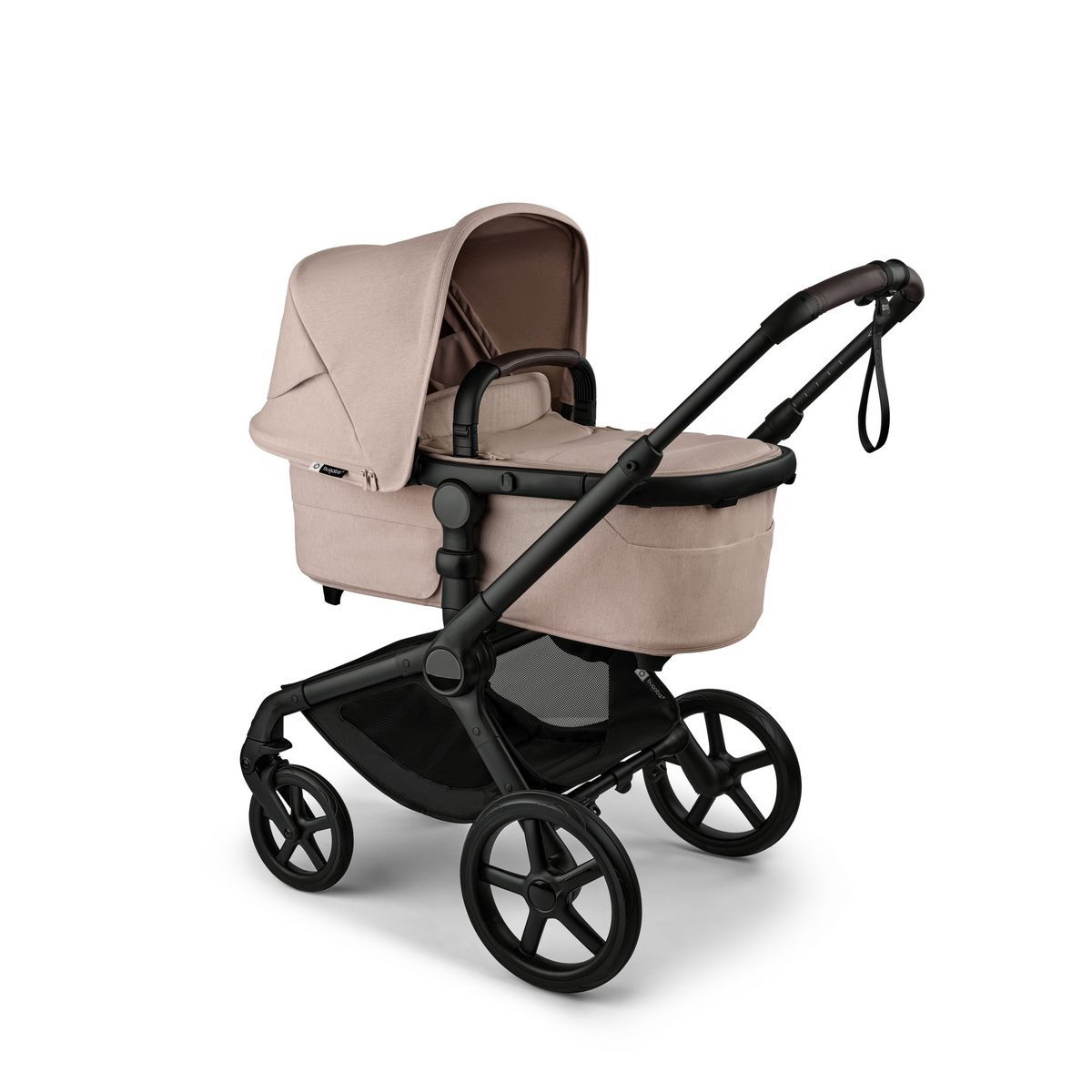 BUGABOO Fox5 Renew Kočárek trojkombinace Black/Desert Taupe Melange/Teak