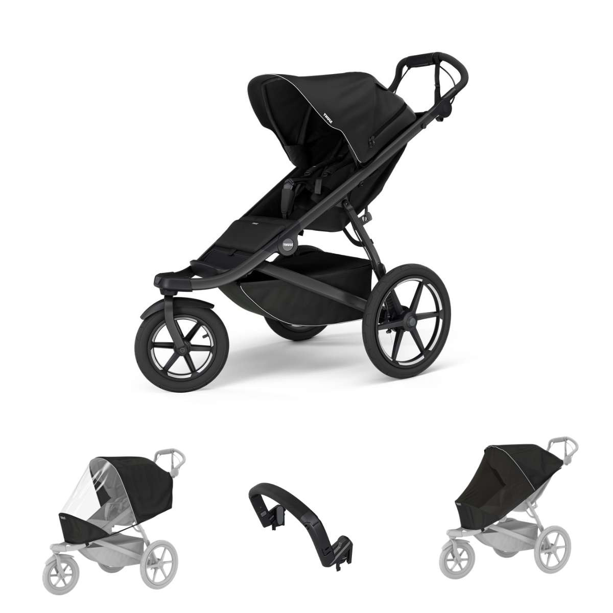 THULE Urban Glide 3 Sportovní kočárek s příslušenstvím B - Black