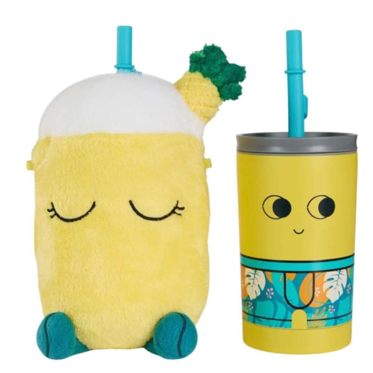 ASOBU Fuzzie Termohrnek s plyšovým obalem Pip the Pineapple