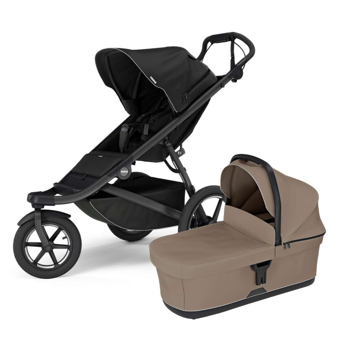 THULE Urban Glide 3 Kočárek od narození Set B - Black Tinted Taupe