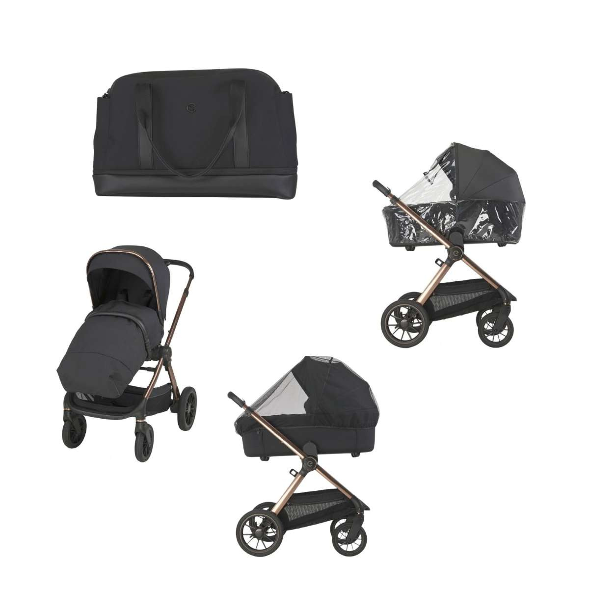 ESPIRO Code Kompletní kočárek Elegant Navy
