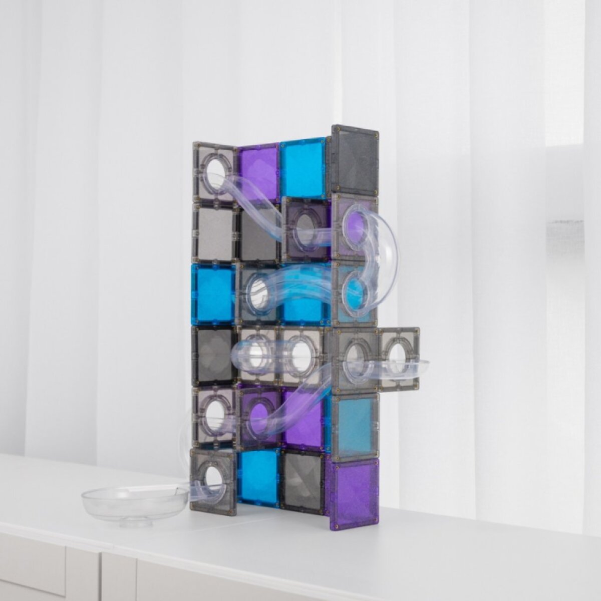 CONNETIX Magnetická kuličková dráha Galaxy Pack 61 ks