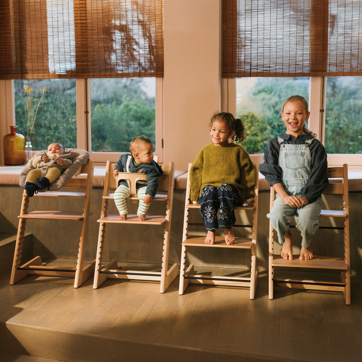 STOKKE Tripp Trapp Bundle Natural + pultík White
