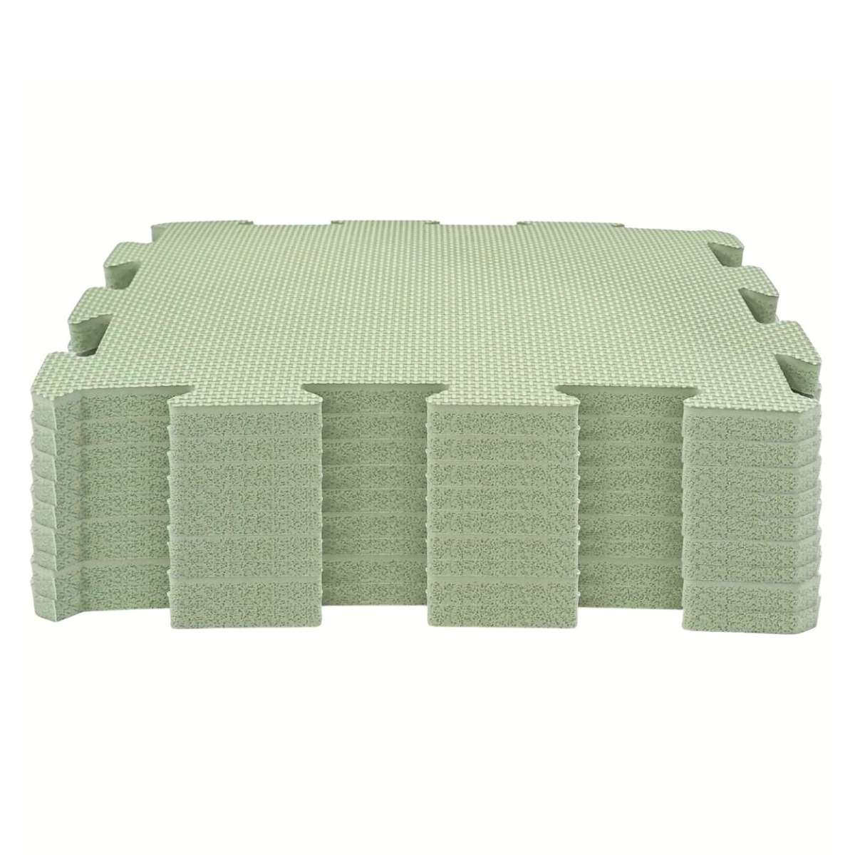 NIDO NIDO Pěnová hrací podložka Puzzle 9ks Sage Green