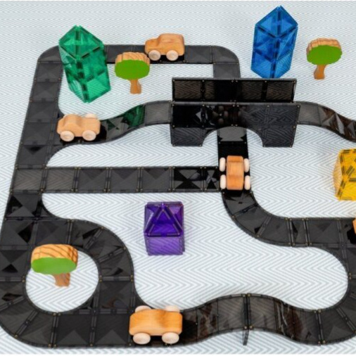 CONNETIX Magnetická autodráha Creative Roads Pack 48 ks